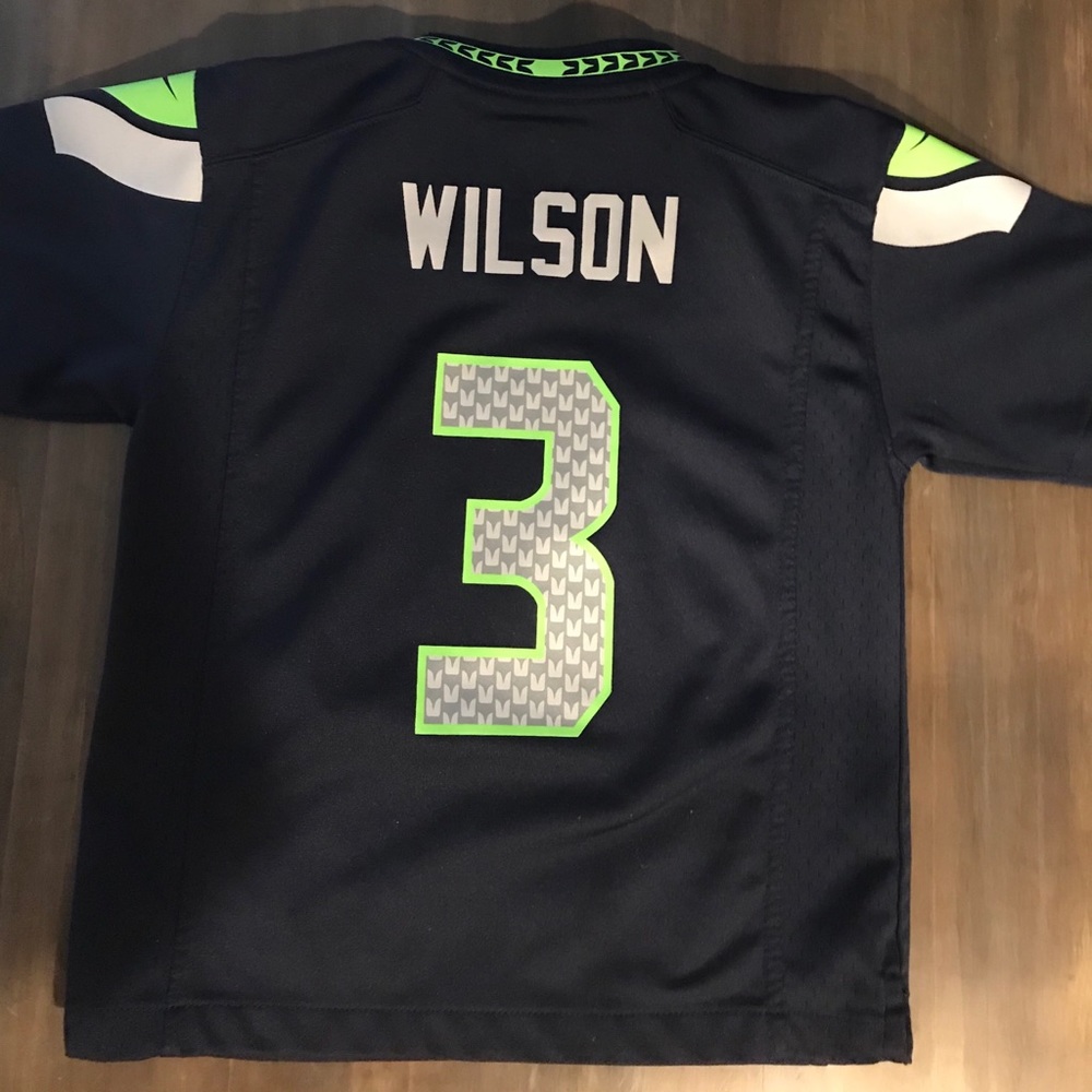 Kids Seahawks Wilson # 3 jersey